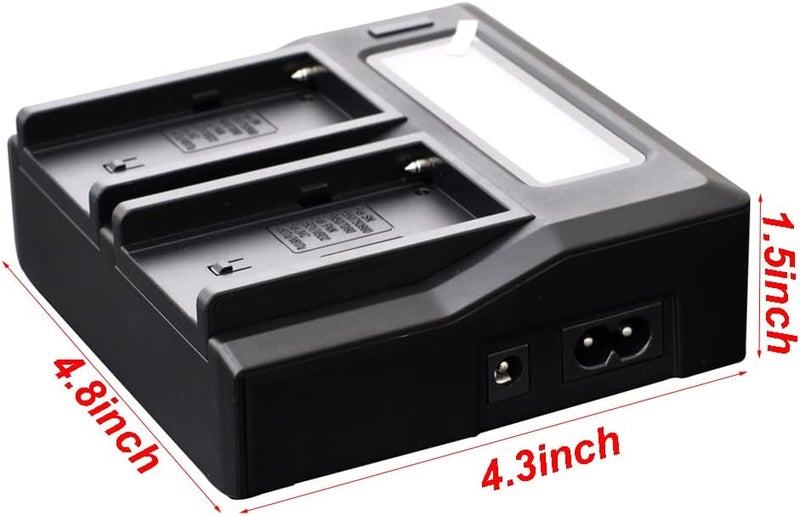 EMOVERY Quick LCD Battery Charger for Sony BP-U60 BPU60 BP-U30 BPU30 BP-U65 BP-U66 BP-U90 BP-U95 BC-U1 BC-U2 PMW-100 PMW-150 160 200 PMW-EX1 EX3 F3 FS5 FS7 PMW-300K2 XDCAM EX Camera - Image 4